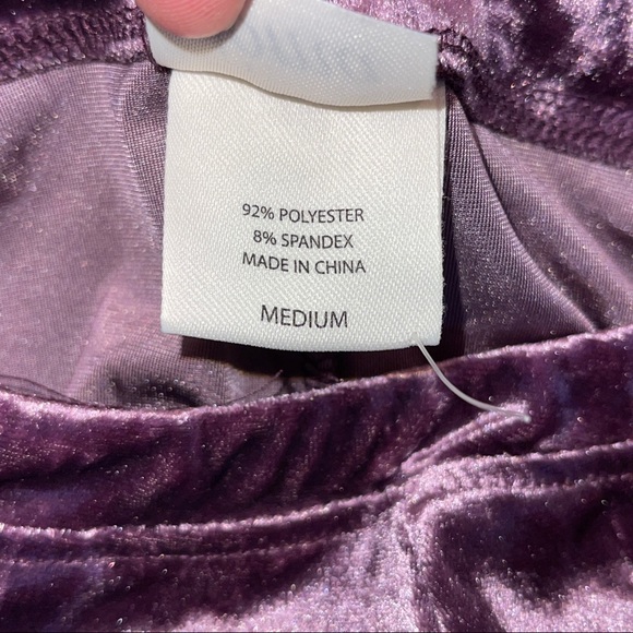 Soma NWOT Velour Pajama shorts Medium - Picture 3 of 4